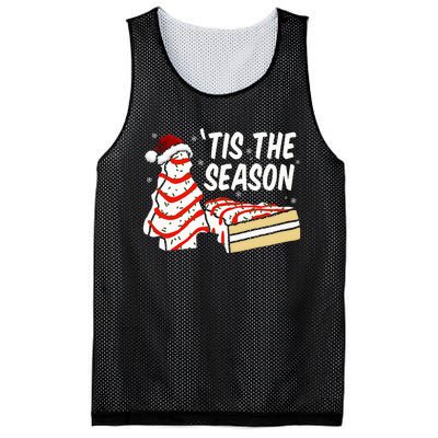 Funny Tis The Season Design Christmas Tree Cakes Debbie  Mesh Reversible Basketball Jersey Tank