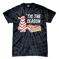 Funny Tis The Season Design Christmas Tree Cakes Debbie  Tie-Dye T-Shirt