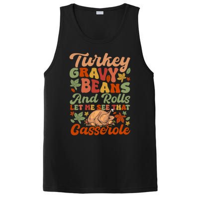 Funny Thanksgiving Turkey Gravy Beans And Rolls Gift PosiCharge Competitor Tank