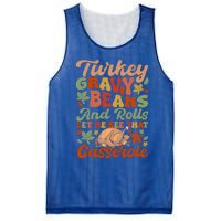 Funny Thanksgiving Turkey Gravy Beans And Rolls Gift Mesh Reversible Basketball Jersey Tank