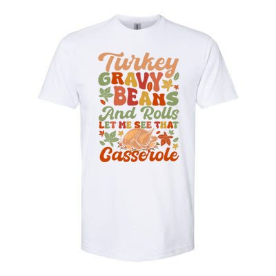 Funny Thanksgiving Turkey Gravy Beans And Rolls Gift Softstyle CVC T-Shirt