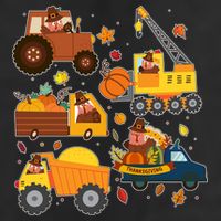 Funny Thanksgiving Turkeys Construction Vehicles Adult Drive Performance Visor