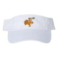 Funny Thanksgiving Turkey In Cat Face Paper Bag Visor