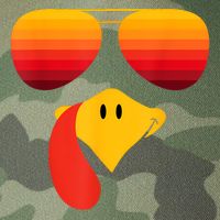 Funny Thanksgiving Turkey Face With Sunglasses Legacy Tie Dye Trucker Hat