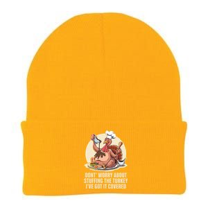 Funny Thanksgiving Turkey Stuffing ItS Face Turkey Day Fan Gift Knit Cap Winter Beanie