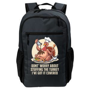 Funny Thanksgiving Turkey Stuffing ItS Face Turkey Day Fan Gift Daily Commute Backpack