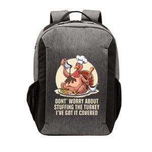 Funny Thanksgiving Turkey Stuffing ItS Face Turkey Day Fan Gift Vector Backpack