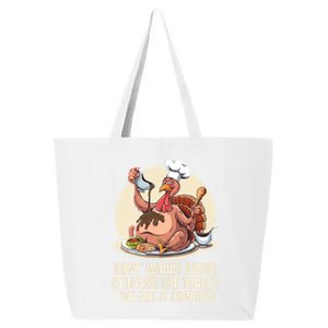 Funny Thanksgiving Turkey Stuffing ItS Face Turkey Day Fan Gift 25L Jumbo Tote