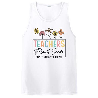 Flower Teacher Teachers Plant Seeds That Grow Forever (1) PosiCharge Competitor Tank