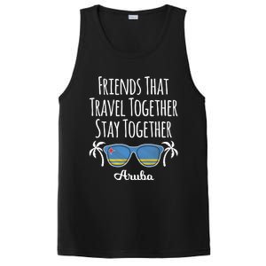 Friends That Travel Together Aruba Trip Cute Gift PosiCharge Competitor Tank