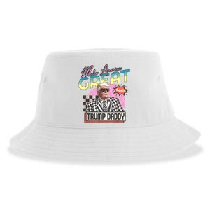 Funny Trump Take America Back Daddys Home Trump Pink 2024 Sustainable Bucket Hat