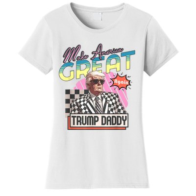 Funny Trump Take America Back Daddys Home Trump Pink 2024 Women's T-Shirt