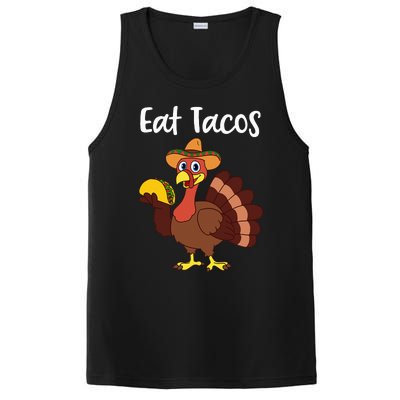 Funny Thanksgiving Turkey Day Eat Tacos PosiCharge Competitor Tank