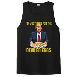 Funny Trump Thanksgiving IM Just Here For The Deviled Eggs PosiCharge Competitor Tank