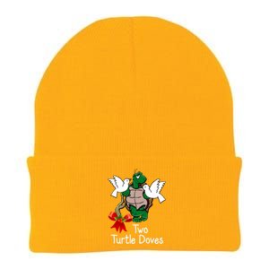 Funny Two Turtle Doves Twelve Days Of Christmas Knit Cap Winter Beanie