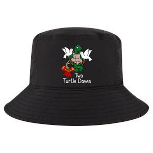 Funny Two Turtle Doves Twelve Days Of Christmas Cool Comfort Performance Bucket Hat