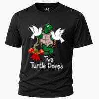 Funny Two Turtle Doves Twelve Days Of Christmas Cooling Performance Crew T-Shirt