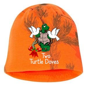 Funny Two Turtle Doves Twelve Days Of Christmas Kati - Camo Knit Beanie