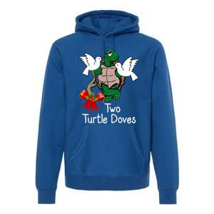 Funny Two Turtle Doves Twelve Days Of Christmas Premium Hoodie