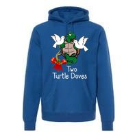 Funny Two Turtle Doves Twelve Days Of Christmas Premium Hoodie