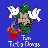 Funny Two Turtle Doves Twelve Days Of Christmas Mousepad