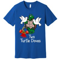 Funny Two Turtle Doves Twelve Days Of Christmas Premium T-Shirt