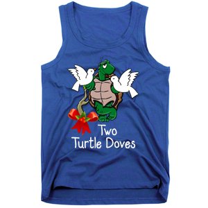 Funny Two Turtle Doves Twelve Days Of Christmas Tank Top