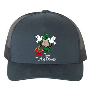 Funny Two Turtle Doves Twelve Days Of Christmas Yupoong Adult 5-Panel Trucker Hat