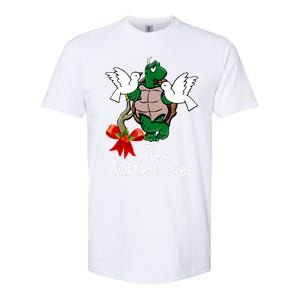 Funny Two Turtle Doves Twelve Days Of Christmas Softstyle CVC T-Shirt