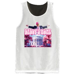 Funny Trump Take America Back Daddys Home Trump Pink 2024 Mesh Reversible Basketball Jersey Tank