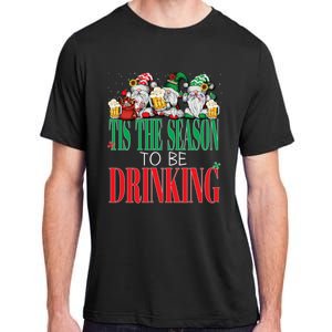 Funny Tis The Season To Be Drinking Christmas New Years Xmas Adult ChromaSoft Performance T-Shirt