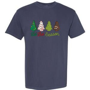 Funny Tis The Season Christmas Tree Cakes Debbie Xmas Gifts Garment-Dyed Heavyweight T-Shirt