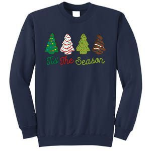 Funny Tis The Season Christmas Tree Cakes Debbie Xmas Gifts Sweatshirt