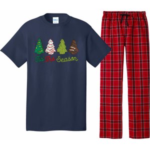 Funny Tis The Season Christmas Tree Cakes Debbie Xmas Gifts Pajama Set