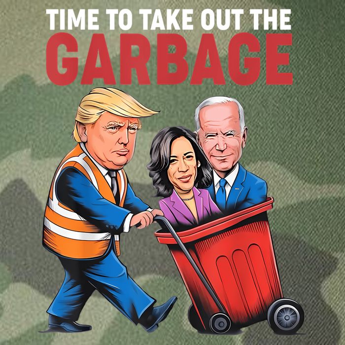 Funny Trump Time To Take Out The Garbage Legacy Tie Dye Trucker Hat