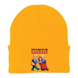 Funny Trump Time To Take Out The Garbage Knit Cap Winter Beanie