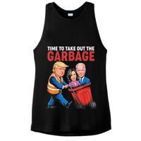 Funny Trump Time To Take Out The Garbage Ladies PosiCharge Tri-Blend Wicking Tank