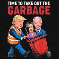 Funny Trump Time To Take Out The Garbage Ladies PosiCharge Tri-Blend Wicking Tank
