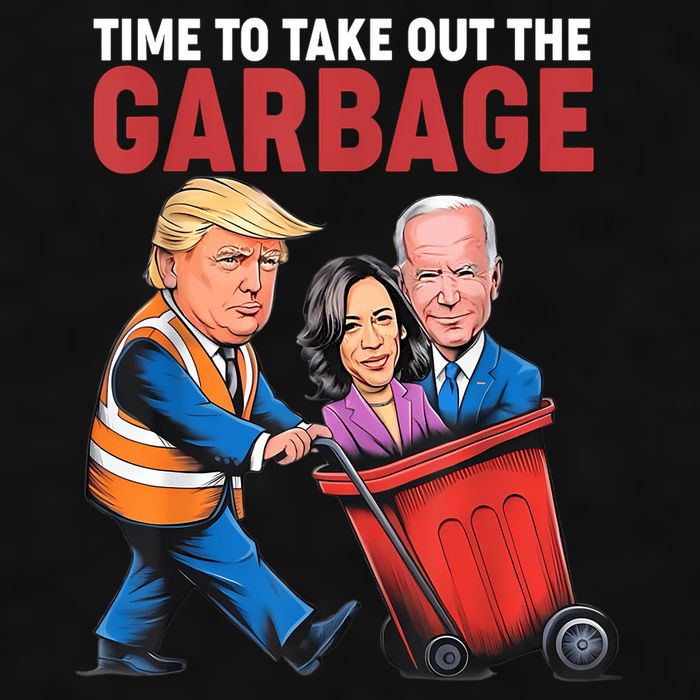 Funny Trump Time To Take Out The Garbage Ladies PosiCharge Tri-Blend Wicking Tank