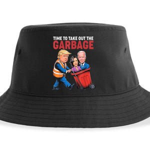 Funny Trump Time To Take Out The Garbage Sustainable Bucket Hat