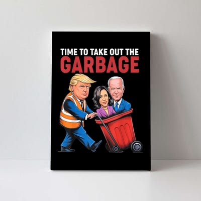 Funny Trump Time To Take Out The Garbage Canvas