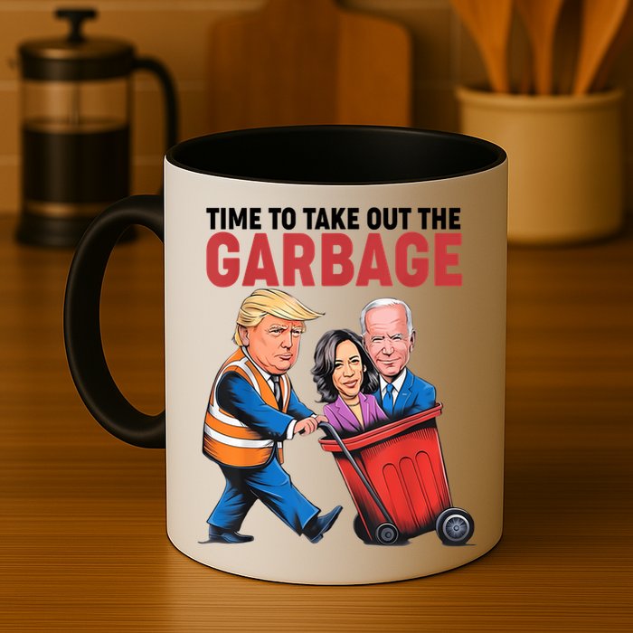 Funny Trump Time To Take Out The Garbage Mug