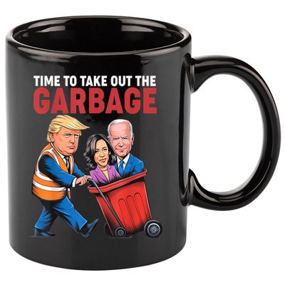 Funny Trump Time To Take Out The Garbage 11oz C Handle Ceramic Mug