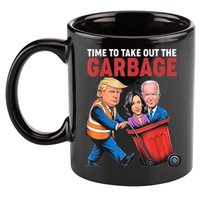 Funny Trump Time To Take Out The Garbage 11oz C Handle Ceramic Mug