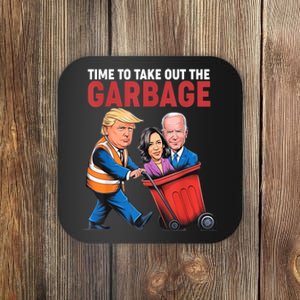 Funny Trump Time To Take Out The Garbage Coaster