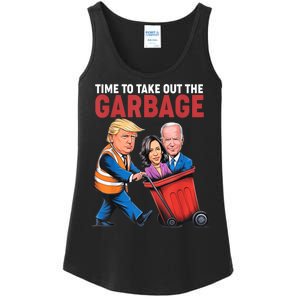 Funny Trump Time To Take Out The Garbage Ladies Essential Tank