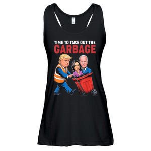 Funny Trump Time To Take Out The Garbage Ladies Essential Flowy Tank