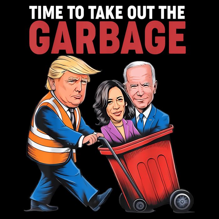 Funny Trump Time To Take Out The Garbage 16 in Basic Backpack