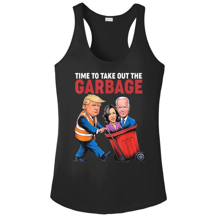 Funny Trump Time To Take Out The Garbage Ladies PosiCharge Competitor Racerback Tank