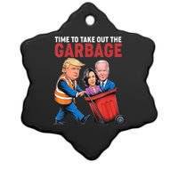 Funny Trump Time To Take Out The Garbage Ceramic Star Ornament